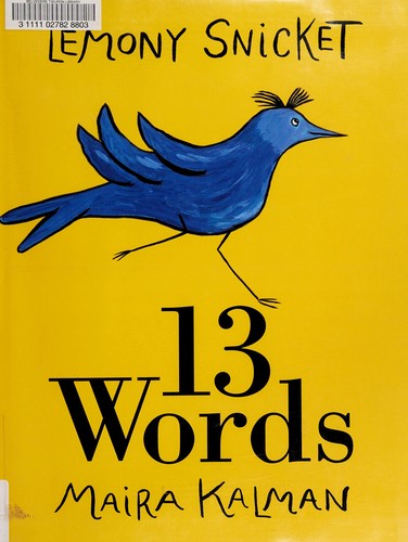 Cover for 13 Words