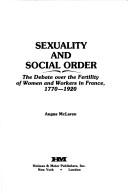 Cover for Sexuality and social order