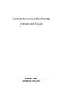 Cover for Vormärz und Klassik