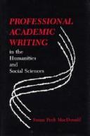 Cover for Professional academic writing in the humanities and social sciences