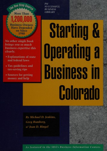 Cover for Starting and Operating a Business in Colorado