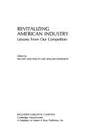 Cover for Revitalizing American Industry