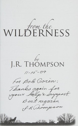 Cover for From the wilderness