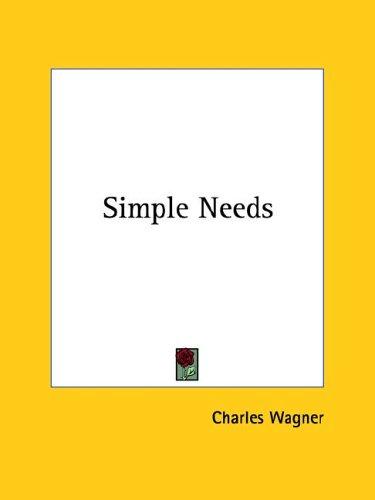Cover for Simple Needs