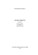 Cover for Teatro completo