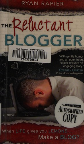 Cover for The reluctant blogger