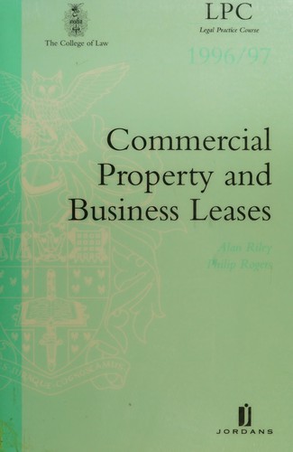 Cover for Commercial property and business leases