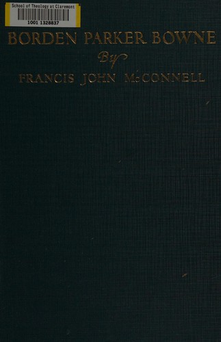 Cover for Borden Parker Bowne