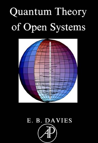 Cover for Quantum theory of open systems