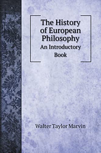 Cover for The History of European Philosophy