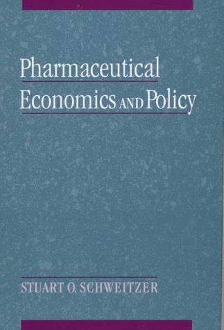 Cover for Pharmaceutical economics and policy