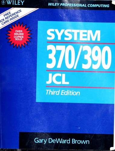Cover for System 370/390 job control language