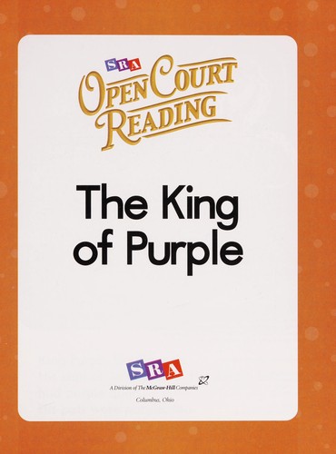 Cover for The king of purple