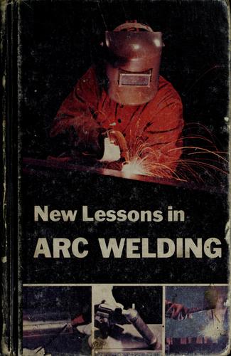 Cover for New lessons in arc welding