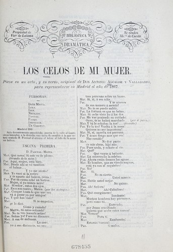 Cover for Los celos de mi mujer