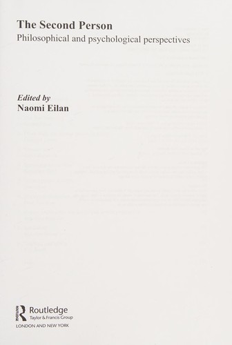Cover for Second Person