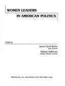 Cover for Women leaders in American politics