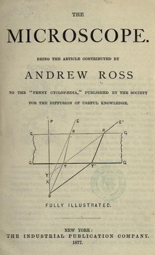 Cover for The microscope.