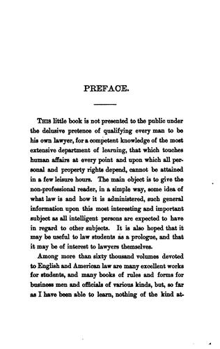 Cover for Talks about law