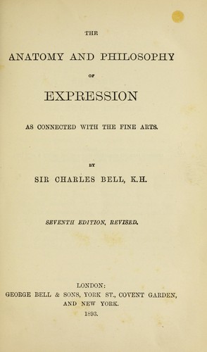Cover for Essays on the anatomy and philosophy of expression