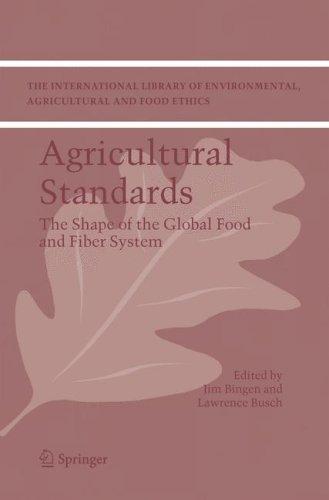 Cover for Agricultural Standards