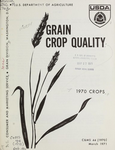 Cover for Grain crop quality