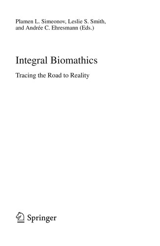 Cover for Integral Biomathics