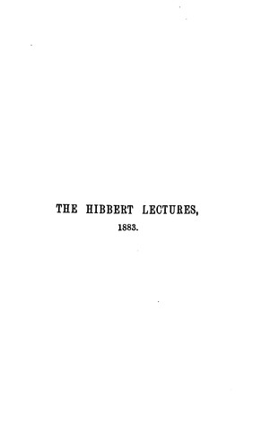 Cover for The Reformation of the Sixteenth Century in Its Relation to Modern Thought and Knowledge ...