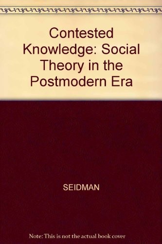 Cover for Contested knowledge