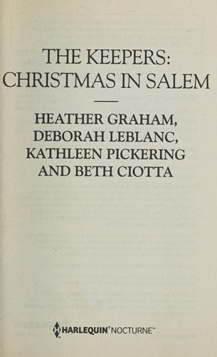 Cover for Keepers : Christmas in Salem