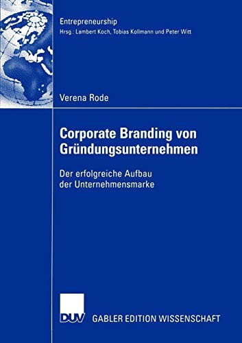 Cover for Corporate Branding von Gründungsunternehmen