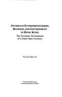 Cover for Studies in Entrepreneurship, Business and Government in Hong Kong