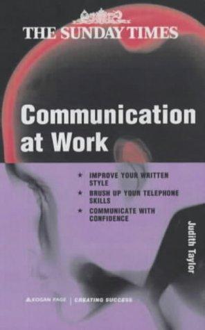 Cover for Communication at Work (Creating Success)