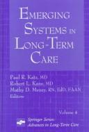 Cover for Emerging systems in long-term care