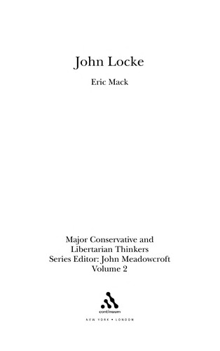 Cover for John Locke