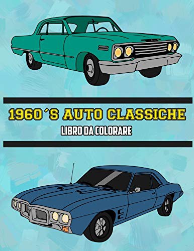 Cover for 1960's Auto Classiche Libro da Colorare