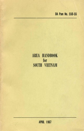 Cover for Area handbook for South Vietnam