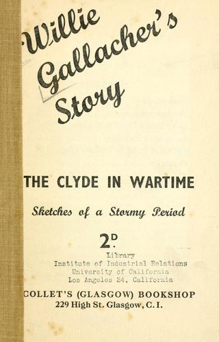 Cover for Willie Gallacher's story