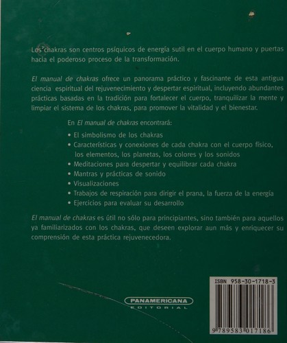 Cover for El manual de chakras