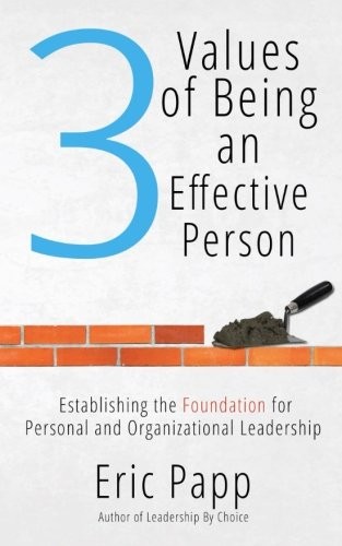 Cover for 3 Values Of Being An Effective Person