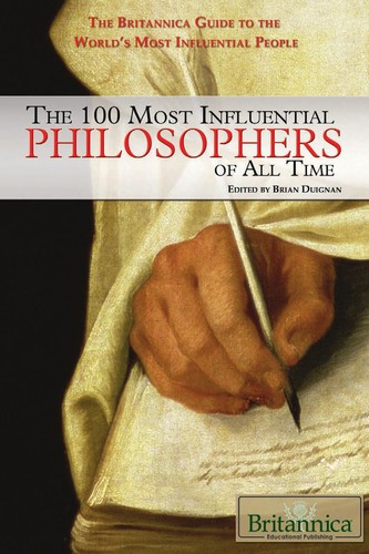 Cover for The 100 most influential philosophers of all time