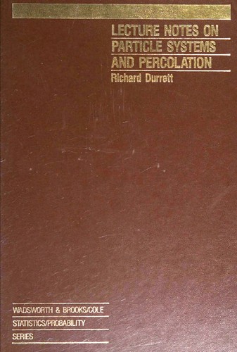 Cover for Lecture notes on particle systems and percolation