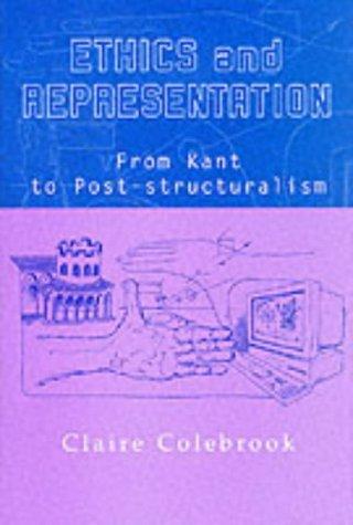 Cover for Ethics and representation