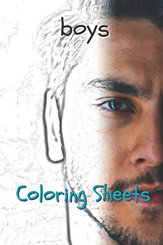Cover for Boy Coloring Sheets