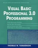 Cover for Visual Basic Professional 3.00 Programming W/Disk