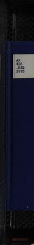Cover for The civil service in Britain and France