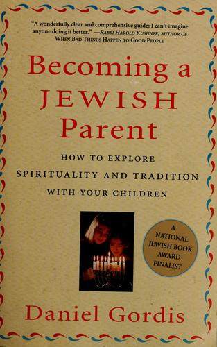 Cover for Becoming a Jewish parent
