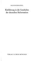 Cover for Einführung in die Geschichte der deutschen Reformation