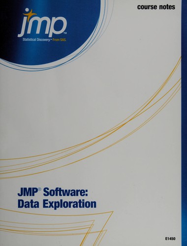 Cover for JMP software