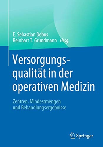 Cover for Versorgungsqualität in der operativen Medizin